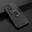 Etui do Samsung Galaxy A72 5G / A72 LTE, Kickstand Ring, czarne