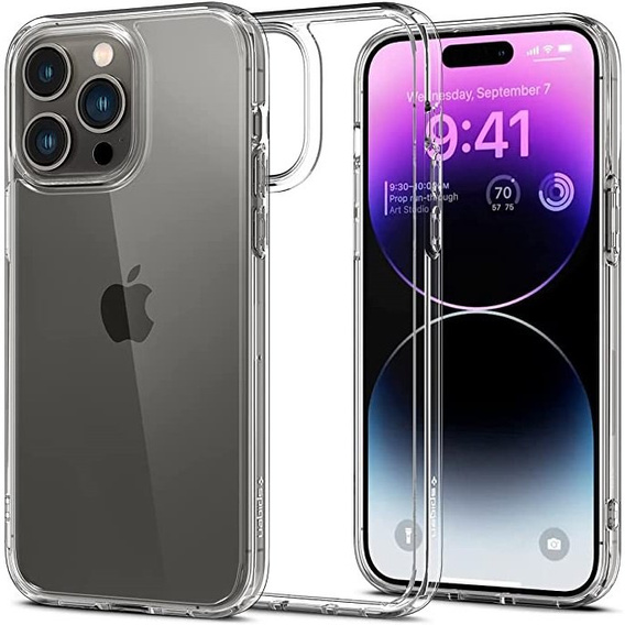 Etui Spigen do iPhone 14 Pro, Ultra Hybrid, Przezroczyste