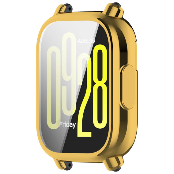 2w1 Etui z Osłoną na ekran do Xiaomi Redmi Watch 5 Active, Złote