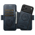 Etui z klapką 2w1 SUTENI do iPhone 17 Pro Max, do MagSafe, niebieskie