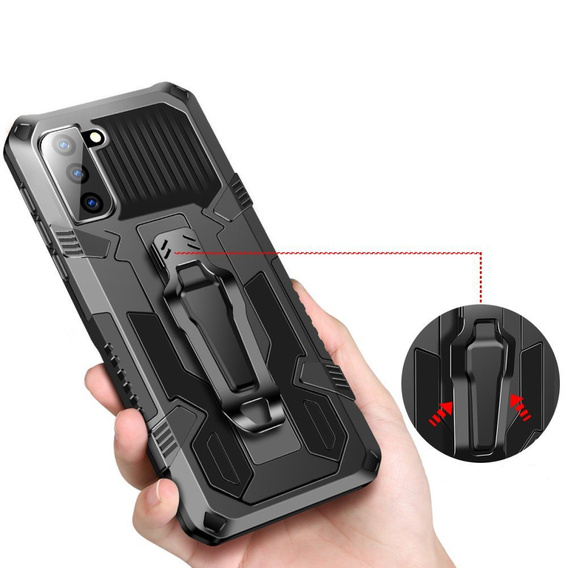 Etui Hybrid KickStand do Samsung Galaxy S21 FE, Black