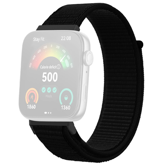 Pasek Nylonowy do Huawei Watch Fit 4 / 4 Pro / 3, Czarny