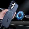 Etui do Samsung Galaxy S25/S24 z magnetyczną podstawką – niebieskie