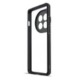 Etui do OnePlus 12 5G, Fusion Hybrid, z ochroną aparatu, przezroczyste / czarne