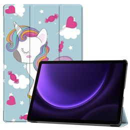 Etui do Samsung Galaxy Tab S10 Lite / S10 FE / S9 FE, z klapką, unicorn