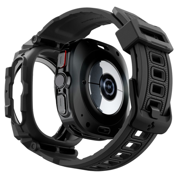 Pasek z Etui Spigen do Galaxy Watch Ultra 47mm (2025 / 2024), Rugged Armor Pro, czarny