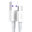 Baseus kabel Superior USB - USB-C 2,0 m 66W - biały