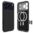 Etui z MagSafe Spigen do iPhone 17 Pro, Ultra Hybrid "T", Matte Black