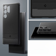 Etui Spigen do Samsung Galaxy S23 Ultra, Rugged Armor, czarne