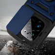 Etui pancerne do Realme GT 7 Pro, CamShield Slide, niebieskie