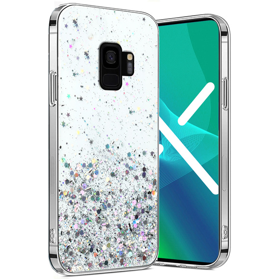 Etui do Samsung Galaxy S9, Glittery, przezroczyste