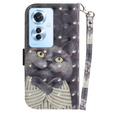 Etui z klapką do Oppo Reno 11F 5G, Wallet, cat