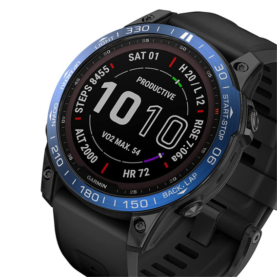 Nakładka Bezel Ring do Garmin Fenix 7, Blue/White