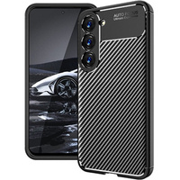 Etui do Samsung Galaxy S23 Plus, Carbon Gel, czarne