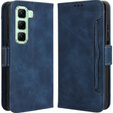 Etui z klapką do Infinix Hot 50 4G, Card Slot, granatowe