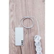 Forcell F-Energy TFK‑TC‑45WPD – Szybka ładowarka sieciowa USB-C 45 W QC4.0/PD - Biała