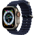 Pasek Silikonowy do Apple Watch 1/2/3/4/5/6/7/8/9/SE 38/40/41/MM, Granatowy