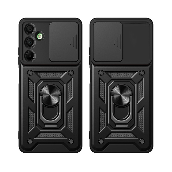 Etui pancerne do Samsung Galaxy A16 / A16 5G, CamShield Slide, czarne