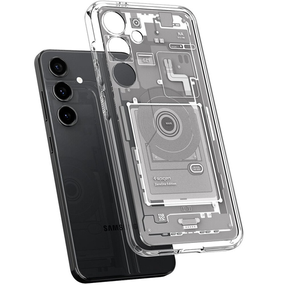 Etui Spigen do Samsung Galaxy S24, Ultra Hybrid, Zero One, białe
