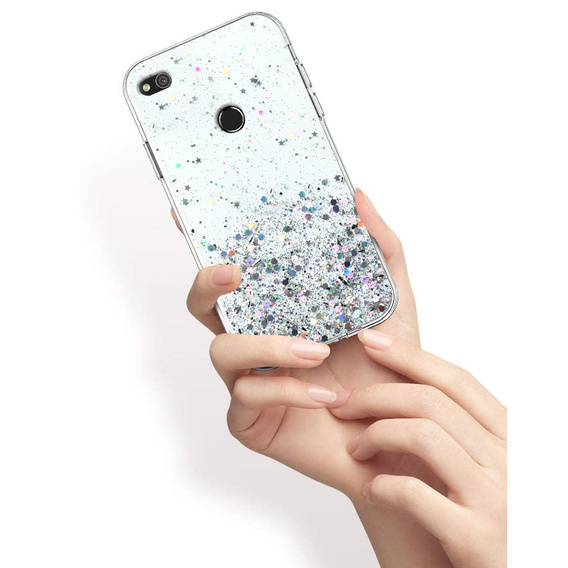 Etui do Huawei P8 Lite 2017/ P9 Lite 2017, Glittery, przezroczyste