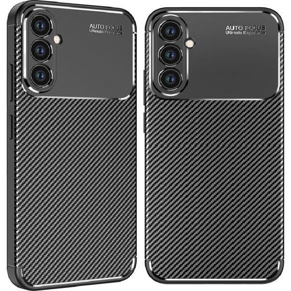 Etui do Samsung Galaxy A34 5G, Carbon Gel, czarne