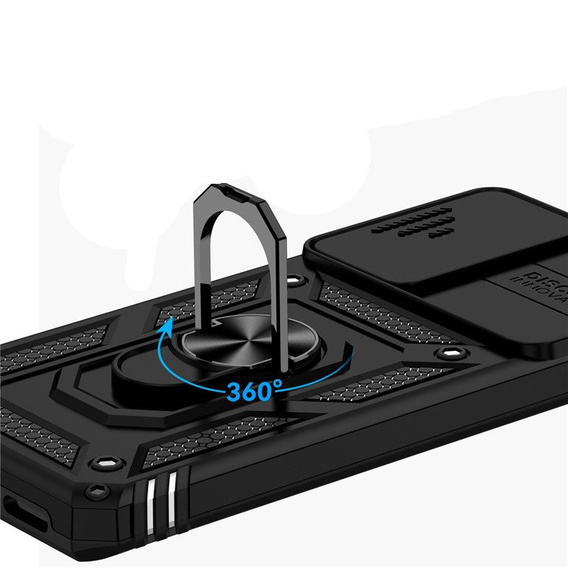 Etui pancerne do Xiaomi 12 / 12X, CamShield Slide, czarne