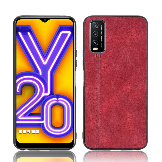 ERBORD Etui Leather Case do Vivo Y20/Y20i/Y20s/Y11s - Red