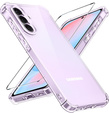 Etui do Samsung Galaxy A56 5G, Erbord Dropproof, przezroczyste + Szkło