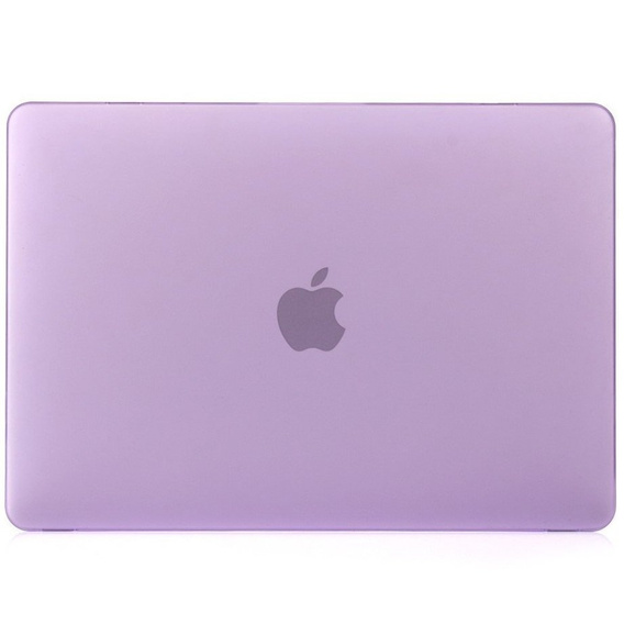 Etui do MacBook Air 13 A2337 M1 A2179 A1932, Hard Case Obudowa, Jasno fioletowe