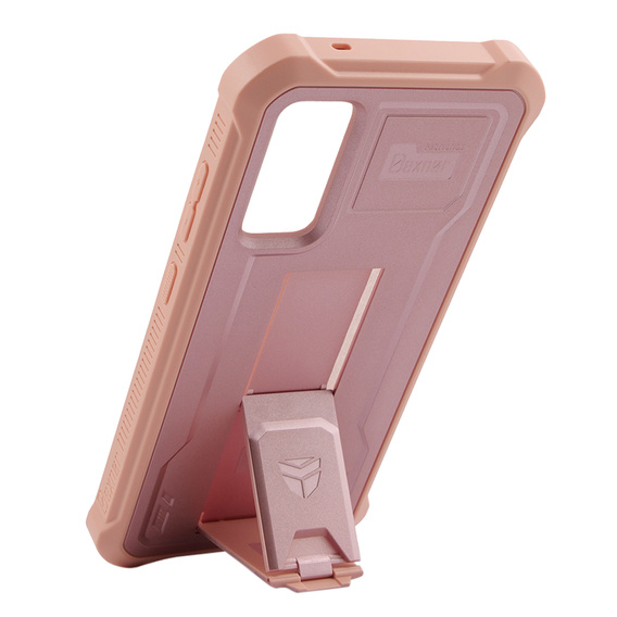 Etui pancerne do Samsung Galaxy S20 FE, Dexnor Full Body, różowe rose gold