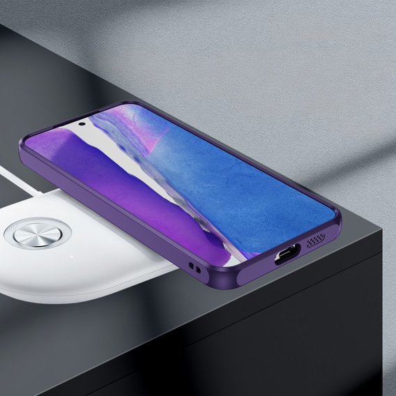 Etui do Samsung Galaxy S24, ERBORD Impact Guard, ciemnofioletowe