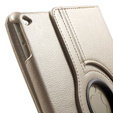 Etui do iPad Air 2 9.7" 2014, Obrotowe 360, Złote