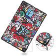 Etui do Samsung Galaxy Tab S6 Lite 10.4" 2020/2022/2024, Smartcase, graffiti