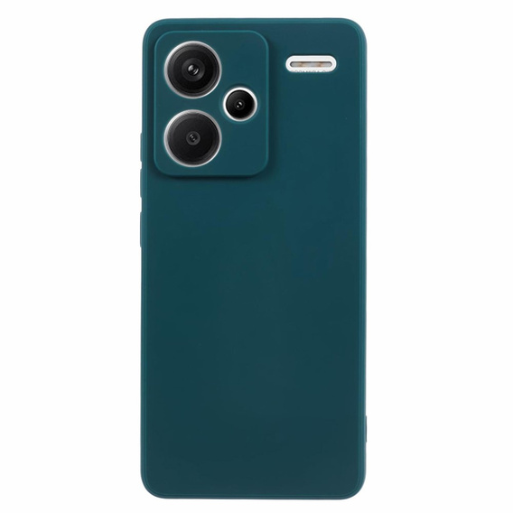 Etui do Xiaomi Redmi Note 13 Pro+, Silicone Lite, ciemnozielone
