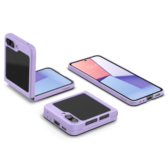 Etui Spigen do Samsung Galaxy Z Flip 5, Airskin, Fioletowe