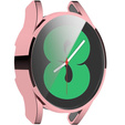 Etui z osłoną na ekran do Samsung Galaxy Watch 4 44mm, Różowy