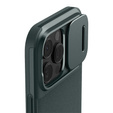 Etui Spigen do iPhone 16 Pro, Optik Armor Mag, Zielone + Szkło hartowane