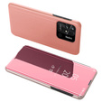 Etui do Xiaomi Redmi 10C, Clear View, różowe rose gold