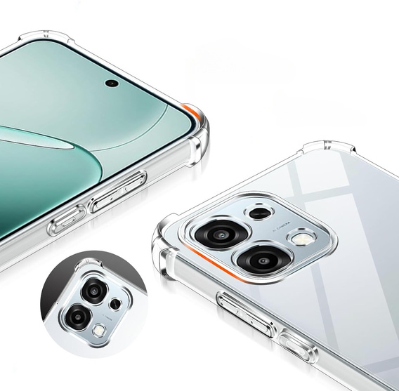 Etui do Oppo A6 Pro 5G, Dropproof, przezroczyste