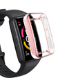2w1 Etui z osłoną na ekran do Huawei Band 6/7, Różowe