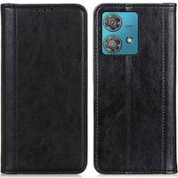 Etui do Motorola Edge 40 Neo, Wallet Litchi Leather, czarne