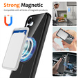 Etui do Samsung Galaxy S25 FE, Silicone Lite, do MagSafe ze smyczką, czarne