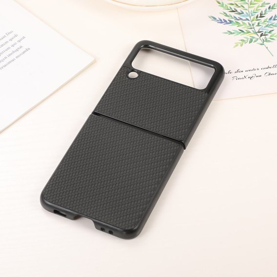 Etui Carbon Fiber do Samsung Galaxy Z Flip 3, czarne