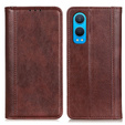 Etui z klapką do OnePlus Nord CE4 Lite, Split Leather, brązowe