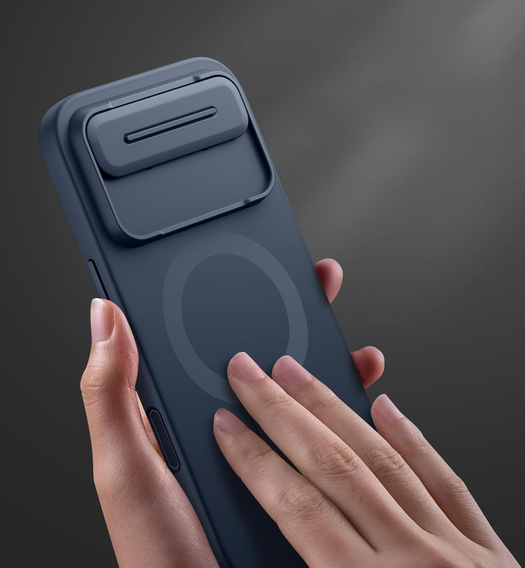Etui do iPhone Air, Suritch Shockproof, do MagSafe – niebieskie