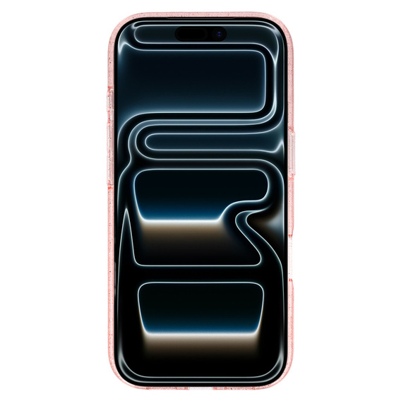 Etui do iPhone 17 Pro Max, ERBORD Glitter MagSafe, różowe