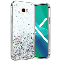 Etui do Samsung Galaxy J4 Plus, Glittery, przezroczyste