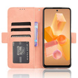 Etui z klapką do Infinix Hot 40i, Card Slot, różowe