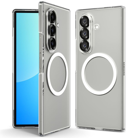 Etui Spigen do Samsung Galaxy Z Fold 7, AirSkin Mag MagSafe, przezroczyste
