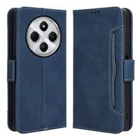 Etui z klapką do Xiaomi Redmi 14C / Xiaomi Poco C75, Card Slot, granatowe